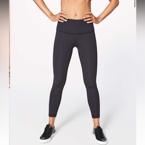 Lululemon Black Wunder Under High-Rise 7/8 Tight 25"nLuxtreme Leggings 2